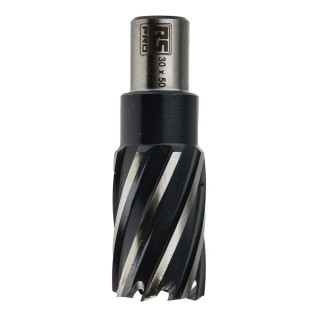 RS PRO HSS Magnetic Drill Bit 30 mm Cutter Diameter 50 mm Cutting Depth Straight Flute Bright Finish 19.05 mm Shank 123-8502