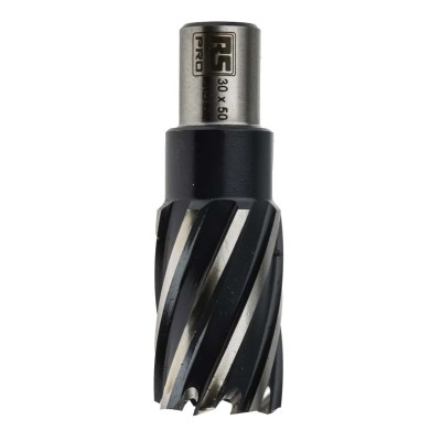 RS PRO HSS Magnetic Drill Bit 30 mm Cutter Diameter 50 mm Cutting Depth Straight Flute Bright Finish 19.05 mm Shank 123-8502