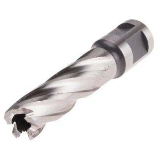 RS PRO HSS Magnetic Drill Bit 16 mm Cutting Diameter, 50 mm Cutting Depth, Straight Flute, Bright Finish 123-8495