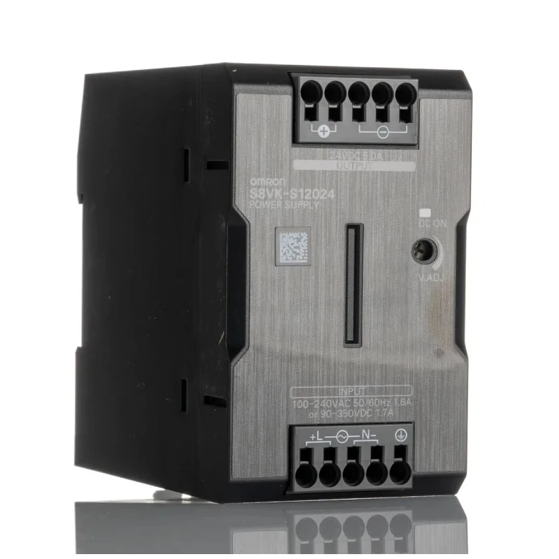 Omron S8VK-S Switched Mode DIN Rail Power Supply 24V DC, 5A Output, 120W, 1 Phase, IP20, CE Certified 