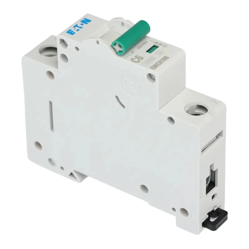 Eaton MEM Shield Miniature Circuit Breaker 1-Pole 6A Type C 240V AC 48V DC 10kA Breaking Capacity EMCH106 EMCH106