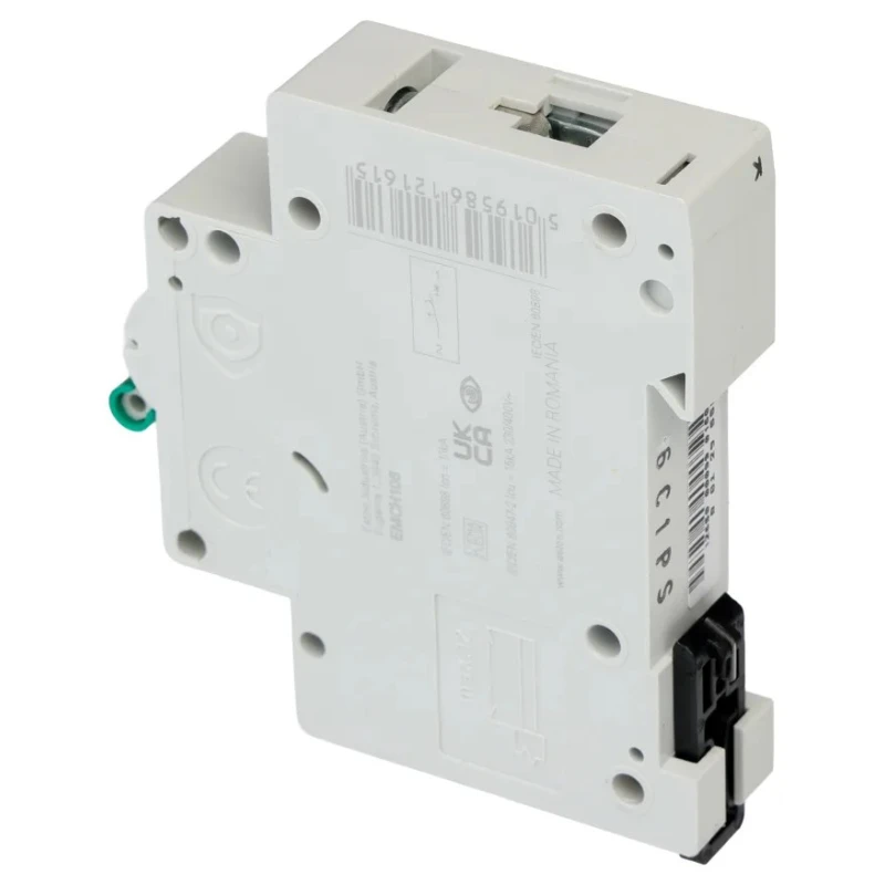 Eaton MEM Shield Miniature Circuit Breaker 1-Pole 6A Type C 240V AC 48V DC 10kA Breaking Capacity EMCH106 EMCH106