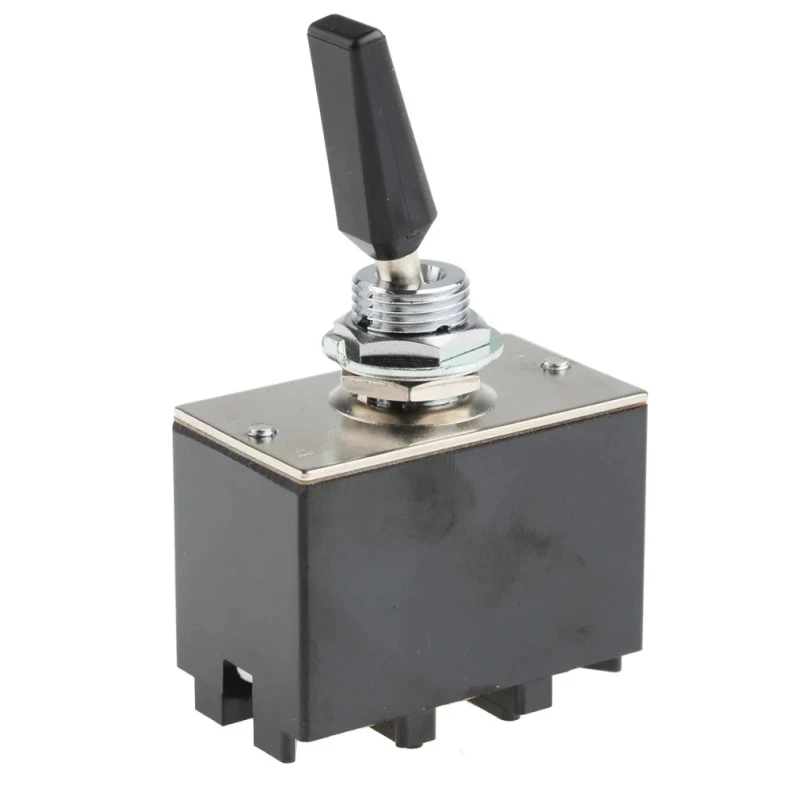 NKK Switches Toggle Switch Panel Mount On-Off DPST Screw Terminal 30 V dc 125 V ac S821D