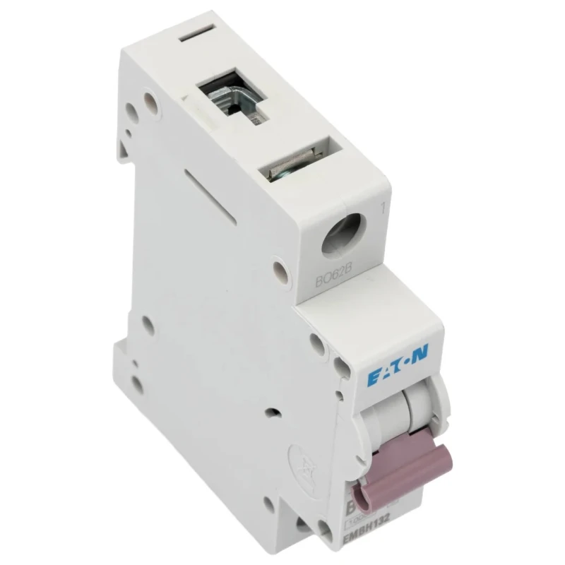 Eaton MEM Shield Miniature Circuit Breaker 1-Pole 32A Type B 240V AC 48V DC 10kA Breaking Capacity EMBH132 EMBH132