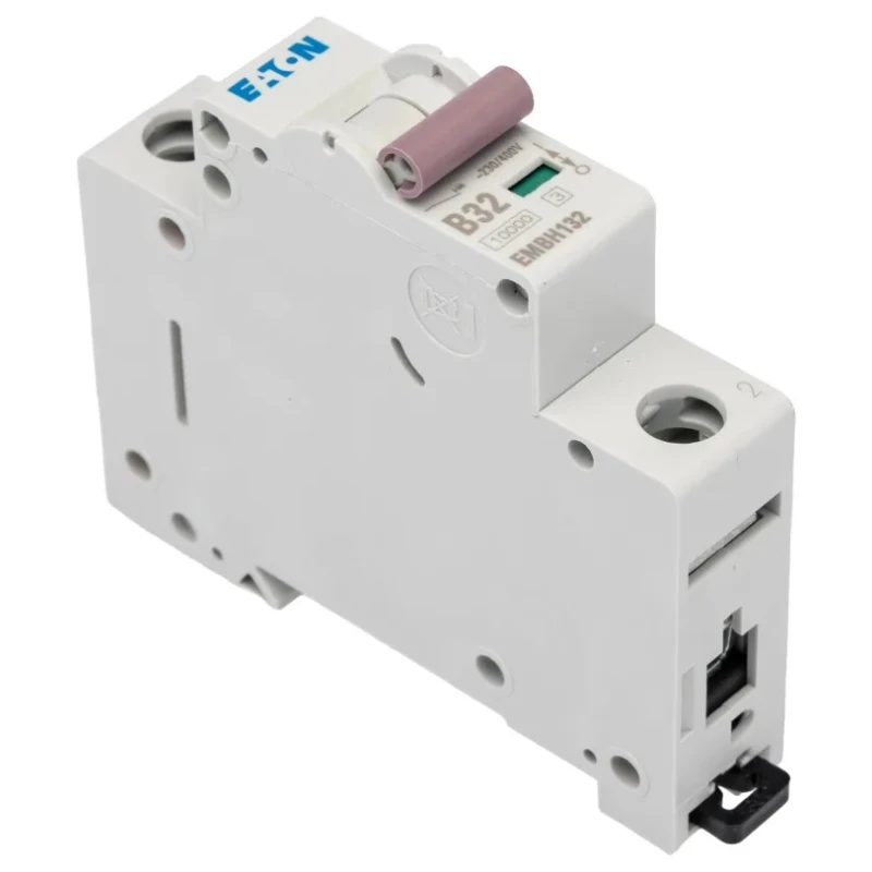 Eaton MEM Shield Miniature Circuit Breaker 1-Pole 32A Type B 240V AC 48V DC 10kA Breaking Capacity EMBH132 EMBH132