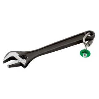 Bahco Adjustable Spanner Wrench 30 mm Jaw Capacity 255 mm Overall Length Metal Handle TAH8072