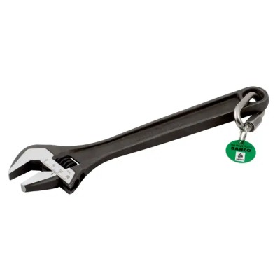 Bahco Adjustable Spanner Wrench 30 mm Jaw Capacity 255 mm Overall Length Metal Handle TAH8072