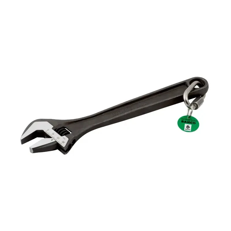 Bahco Adjustable Spanner Wrench 30 mm Jaw Capacity 255 mm Overall Length Metal Handle TAH8072