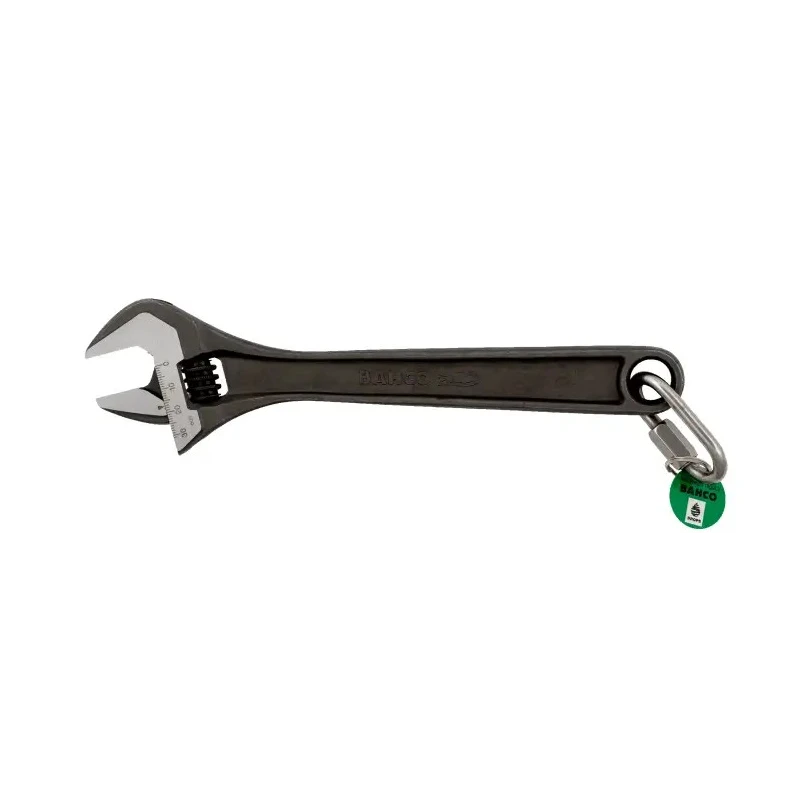 Bahco Adjustable Spanner Wrench 30 mm Jaw Capacity 255 mm Overall Length Metal Handle TAH8072