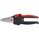 Bessey 190mm Tin Snip for Wire Straight Cut with Comfort Grip Handles D50