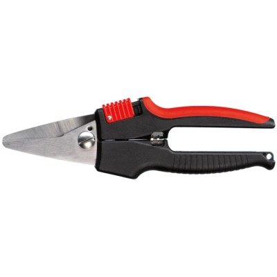 Bessey 190mm Tin Snip for Wire Straight Cut with Comfort Grip Handles D50