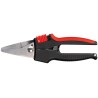 Bessey 190mm Tin Snip for Wire Straight Cut with Comfort Grip Handles D50