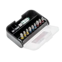 RS PRO Screwdriver Bit Set Phillips Pozidriv Torx Stainless Steel 10 Pieces 1/4 in Drive 25mm Overall Length 125-0435