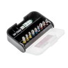 RS PRO Screwdriver Bit Set Phillips Pozidriv Torx Stainless Steel 10 Pieces 1/4 in Drive 25mm Overall Length 125-0435