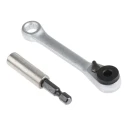 RS PRO 24 Piece Nut Driver Set Torq Phillips Hex Socket Pozidriv Stainless Steel 1/4 in Drive 125-0442