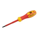 RS PRO Insulated Screwdriver MOD1 Tip, 80 mm Blade, Plastic Handle, VDE 1000V Approved, 180mm Overall MOD1