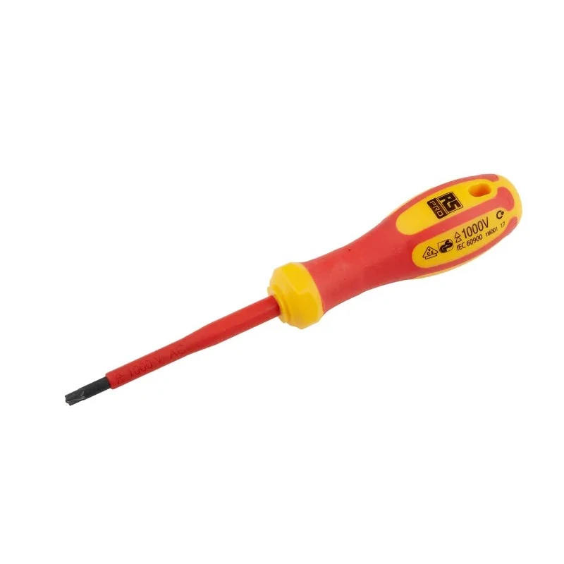 RS PRO Insulated Screwdriver MOD1 Tip, 80 mm Blade, Plastic Handle, VDE 1000V Approved, 180mm Overall MOD1