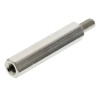 HARWIN M3 Brass Hex Standoff, 25 mm Body Length, 6 mm Stud Length R30-3002502