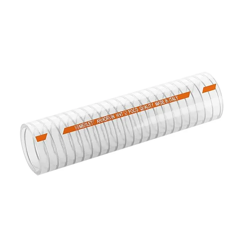 Merlett Plastics Armorvin T Polyvinyl Chloride Hose Pipe 50 mm ID, 61 mm OD, 5 m Length 9130350500005
