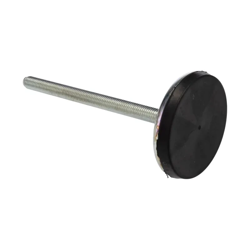 RS PRO M12 80 mm Diameter Adjustable Foot Mild Steel with 1000 kg Static Load Capacity 10° Tilt Angle 126-3553