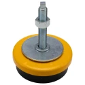 RS PRO M16 Adjustable Foot, Mild Steel, 1500 kg Static Load Capacity, 120mm Overall Height 126-3897