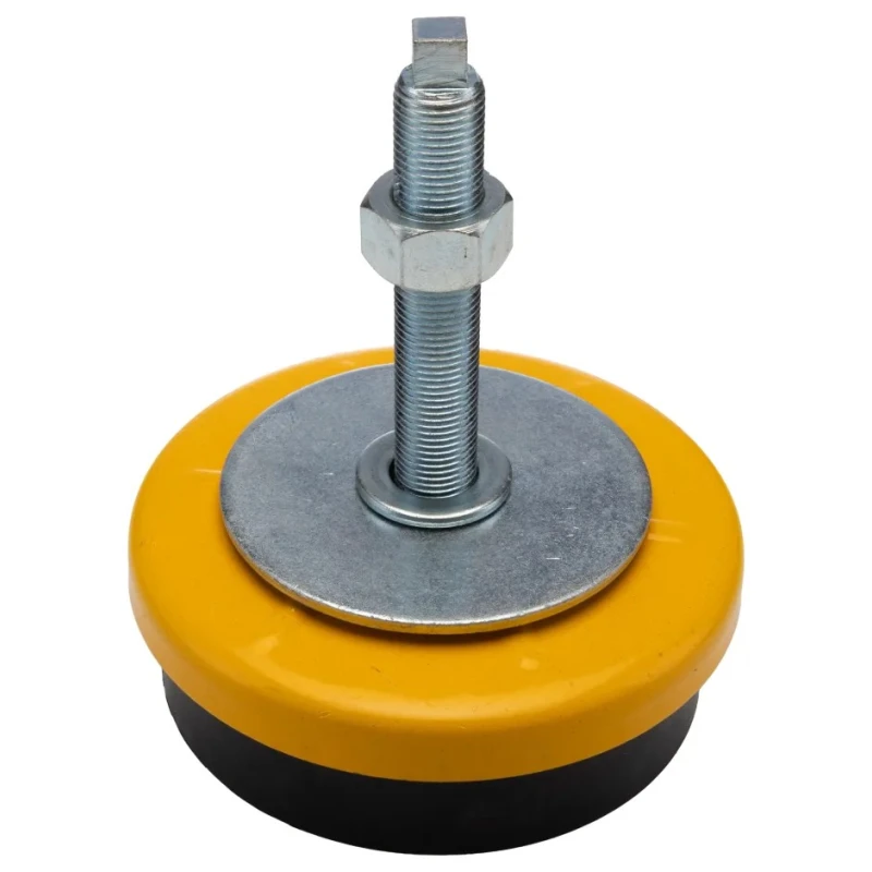 RS PRO M16 Adjustable Foot, Mild Steel, 1500 kg Static Load Capacity, 120mm Overall Height 126-3897