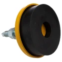 RS PRO M16 Adjustable Foot, Mild Steel, 1500 kg Static Load Capacity, 120mm Overall Height 126-3897