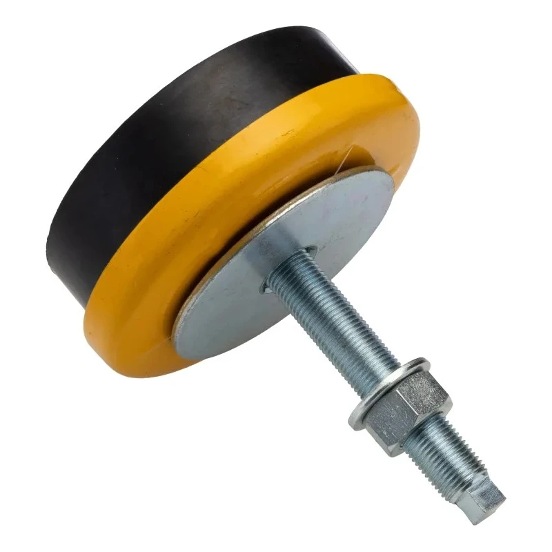 RS PRO M16 Adjustable Foot, Mild Steel, 1500 kg Static Load Capacity, 120mm Overall Height 126-3897