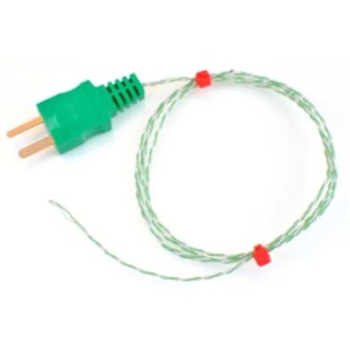 RS PRO Type K Exposed Junction Thermocouple 2 m Length, -75 °C to 260 °C Maximum Temperature 131-4756