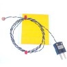 RS PRO Type J Copper Disc Thermocouple 6.35 mm Diameter 2 m Length 0 °C to 200 °C Temperature Range 131-4742