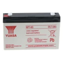Yuasa Sealed Lead Acid Battery 6 V, 7 Ah, Faston Termination, VRLA AGM Construction NP7-6RS