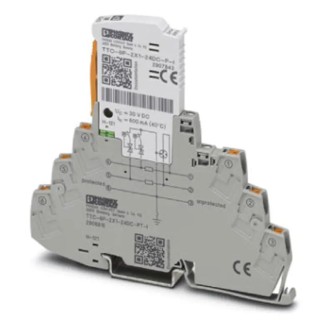 Phoenix Contact Surge Protector TTC Series 10 kA Maximum Surge Current DIN Rail Mount 100mm Length 6.2mm Depth 2906816
