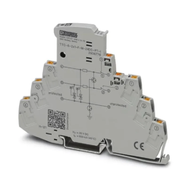 Phoenix Contact Surge Protector TTC Series, 10 kA Maximum Surge Current, DIN Rail Mount, 83.5mm Length, 6.2mm Depth 2906776