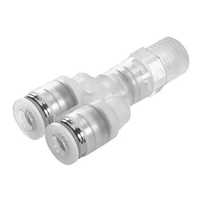 Festo NPQP Series Pneumatic Fitting Polypropylene Male Threaded-to-Tube 10 bar 60°C NPQP-Y-R38-Q10-FD-P10