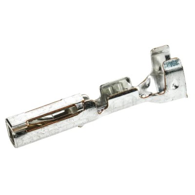 TE Connectivity MULTILOCK 040 Series Female Crimp Terminal, 5A Current, 22 AWG Min Crimp, 20 AWG Max, Tin Plated 175062-1