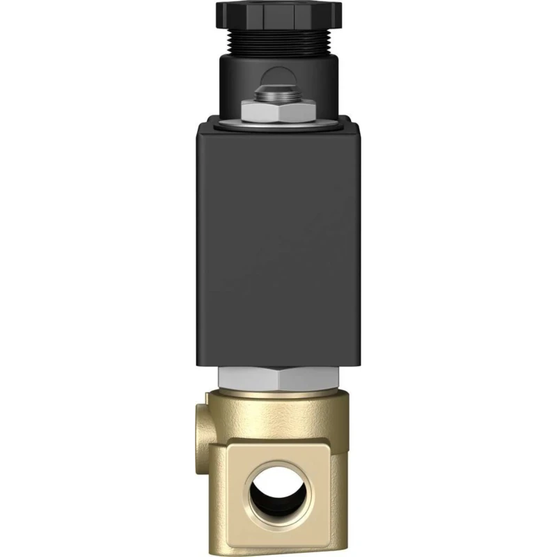 Festo Pneumatic Solenoid Valve 2/2 Closed Monostable Electric 24V Brass In-Line VZWD-L-M22C-M-G18-40-V-1P4-8