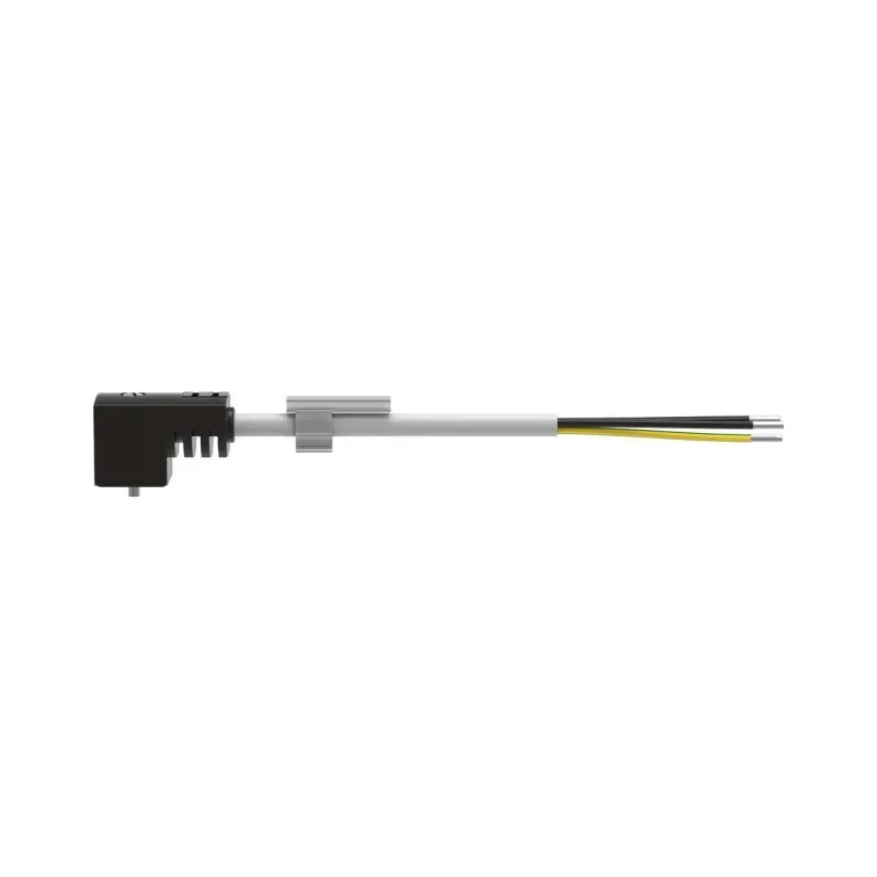 Festo Cable Lead for Use With Valves with EB Solenoid Coil, Angled Socket Connection, 2.5m Length KMEB-1-24-2.5-LED