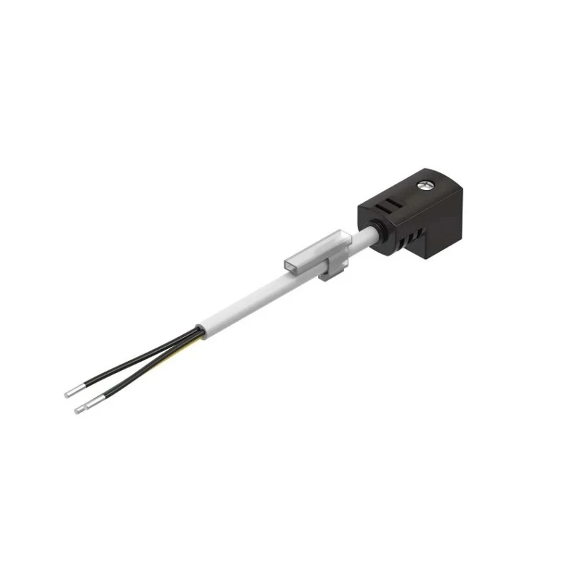 Festo Cable Lead for Use With Valves with EB Solenoid Coil, Angled Socket Connection, 2.5m Length KMEB-1-24-2.5-LED