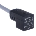 Festo Cable Lead for Use With Valves with EB Solenoid Coil, Angled Socket Connection, 2.5m Length KMEB-1-24-2.5-LED