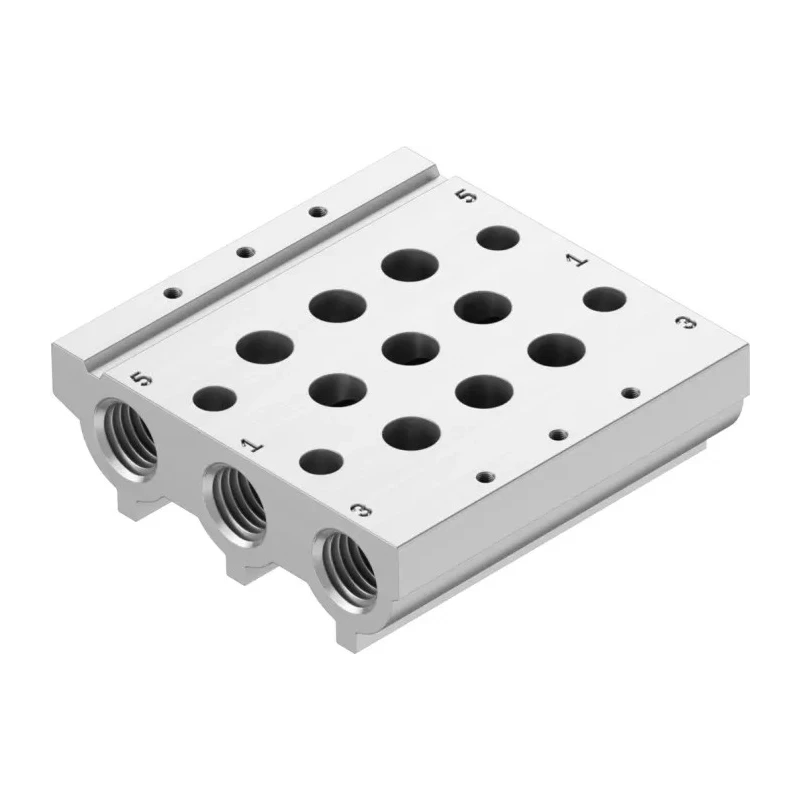 Festo Manifold Base 3 Station G 1/8 Port Aluminium Alloy VABM-L1-10S-G18-3