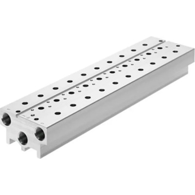 Festo VABM series 4 Station G Manifold Base for 5/2 & 5/3-Way Valves Aluminium Alloy Body VABM-B10-25S-G38-4