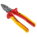 RS PRO Crimp Tool for Wire End Sleeves 180mm Length Adjustable Ratchet VDE 1000V 16 mm² Maximum Wire Size 136-6974