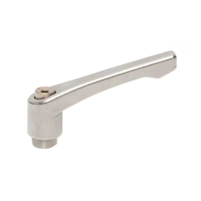 RS PRO Stainless Steel Clamping Lever M8 x 65 mm Silver Handle Stainless Steel Insert 144-3597