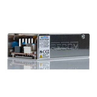 Recom Enclosed Panel Mount Switching Power Supply 12V DC 150W 91% Efficiency RAC150-12SG/ENC