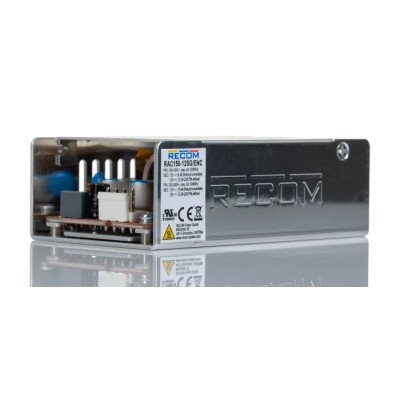 Recom Enclosed Panel Mount Switching Power Supply 12V DC 150W 91% Efficiency RAC150-12SG/ENC