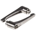 RS PRO Stainless Steel Clamping Lever, Female Thread M10 x 92 mm, Polished Handle 144-3601
