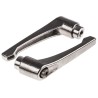 RS PRO Stainless Steel Clamping Lever, Female Thread M10 x 92 mm, Polished Handle 144-3601
