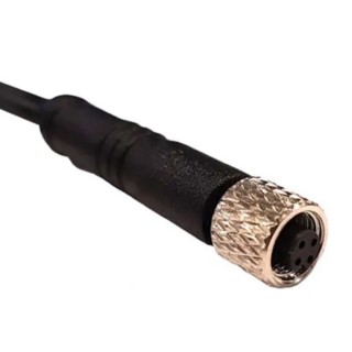 Bulgin Female 4 Way Straight to Unterminated 34 Way Sensor Actuator Cable 1 m PXPTPU05FBF04ACL010PUR