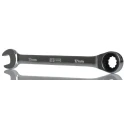 RS PRO Ratchet Spanner 12 mm, 169mm Overall Chrome Vanadium Steel Chrome Finish 144-7960