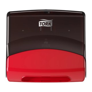 Tork Plastic Red Wall Wall Mount Paper Towel Dispenser 206 mm x 394 mm x 427 mm 654008
